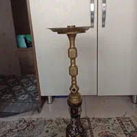 قلیون تنه برنج و شیشه کار شده|زیورآلات و اکسسوری|تهران, جی|دیوار
