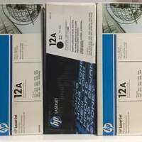 5 عدد کارتریج آکبند پرینتر hp مدل 12A اورجینال