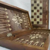 تخته نرد و شطرنج چوب راش (طرح زمرد)|اسباببازی|تهران, صادقیه|دیوار