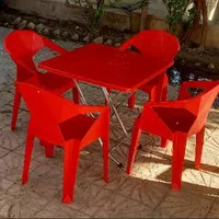 میز و صندلی پلاستیکی سه بعدی