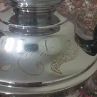 سماور گازی خاتون طلاکوب ۱۰ لیتری|سماور، چای‌ساز، قهوه‌ساز|تهران, مهرآباد جنوبی|دیوار