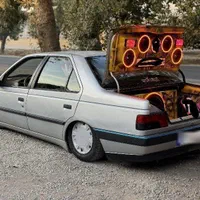 پژو 405 نقره ای مدل 1390
