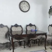 سلام میز ناهار خوری چوب راش شش نفره