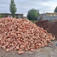 اجرگره ای/آجر گره ای زرد و قرمز /پخت هوفمان|عمده‌فروشی|کرمان, |دیوار