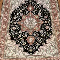 یک تخته قالیچه ۳ متری تبریز گل ابریشم طرح هریس|فرش|تهران, بازار|دیوار