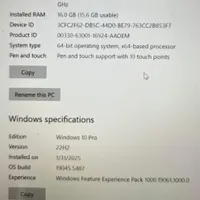 لپ تاپ Microsoft Laptop 3 صفحه لمسی|رایانه همراه|اصفهان, طامه|دیوار