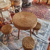 ست میز و صندلی چوبی حصیر بافت چهار نفره|میز و صندلی غذاخوری|شیراز, وزیرآباد|دیوار