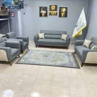 مبل مبلمان راحتی هفت نفره ونیز گلین|مبلمان خانگی و میز عسلی|قم, باسکول|دیوار