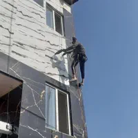 پیچ  رودپلاک کاردر ارتفاع باطناب  بدون داربست راپل|خدمات پیشه و مهارت|پردیس, |دیوار