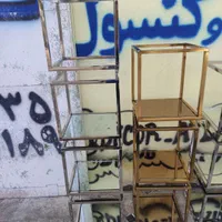 استند قفسه فلزی ویترین کنار سالنی مکعبی|صنایع دستی و سایر لوازم تزئینی|آفتاب, |دیوار