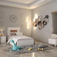 سرویس خواب / تخت خواب یکنفره زنبق|تخت و سرویس خواب|مشهد, سرافرازان|دیوار