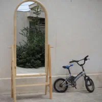 آینه قدی با استند چوبی مناسب فضای کم|آینه|بندرعباس, |دیوار