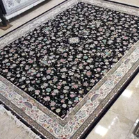 فرش افشان گلستان سرمه ای ۱۲۰۰شانه    ۱۲/۹/۶ متری