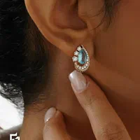 گوشواره حلقه ای ژووپینگ|بدلیجات|کرمانشاه, |دیوار