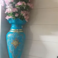 دو دسته گل ودو عدد گلدان|گل مصنوعی|لنجان, |دیوار