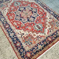 قالیچه دستباف هریس تبریز آنتیک نقش تاجری رنگ گیاهی|فرش|تهران, بازار|دیوار