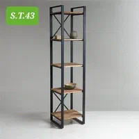 استند استندفلزی قفسه فلزی کتابخانه قفسه چوب و فلز|کتابخانه، شلف، قفسه‌های دیواری|تهران, نعمت‌آباد|دیوار
