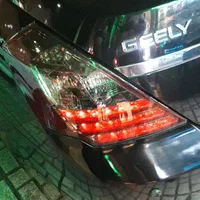 دودی خطر و چراغ جلو شیشه دودی.چکب