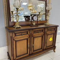 اینه کنسول چوبی انتیک