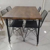 صفحه میزدوبل پایه فلزتوپی//مدل شانار|میز و صندلی غذاخوری|گرگان, |دیوار