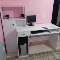 میزتحریر میز کتابخانه دار|میز تحریر و کامپیوتر|شیراز, تندگویان|دیوار