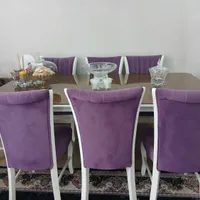 میز ناهار خوری ۸ نفره .تمیز و مرتب|میز و صندلی غذاخوری|تهران, صاحب الزمان|دیوار