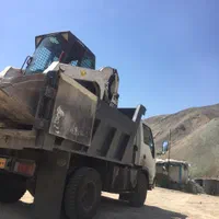 حمل خاک نخاله نیسان خاور کارگر و بابکتی