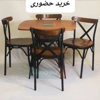 میز و صندلی غذاخوری تونت میز وصندلی حضوری