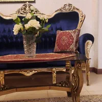 مبلمان چوبی ۷نفره بسیار تمیز|مبلمان خانگی و میز عسلی|اصفهان, نصرآباد|دیوار
