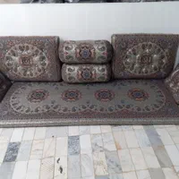 فروش ویژه پشتی شاه ترمه ست هفت تیکه