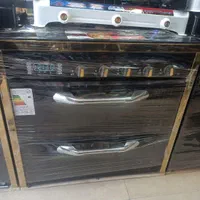 اجاق گاز طرح فر کابینتی فلزی صفحه شیشه ای|اجاق گاز و لوازم برقی پخت‌وپز|مشکین‌دشت, |دیوار