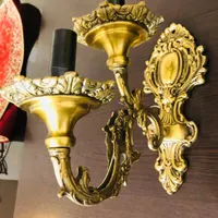 دیوارکوب برنزی نو و قدیمی|لوستر و چراغ آویز|لاهیجان, گلستان|دیوار