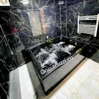 مشکی مستطیل ۱۲۰-۱۷۰ جکوزی وان دونفره حمام