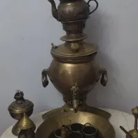 سماورزغالی قدیمی سنگین سالم