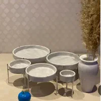 رولت خوری سینی پذیرای گلدان جای عودی شمع ظروف سنگی|ظروف سرو و پذیرایی|ری, صالح‌آباد شرقی|دیوار