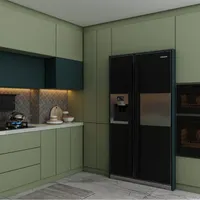 طراحی سه بعدی 3D کابینت - انواع ورقMDFو پی وی سی|خدمات پیشه و مهارت|صدرا-فارس, |دیوار