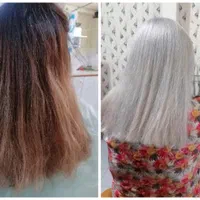 تخفیف رنگ مو و مش و لایت با کوتاهی و اموزش
