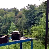 کلبه با ویو رودخانه و جنگل