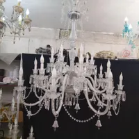 لوستر باکارات با شاخه 50سانتی 21 شعله
