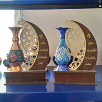 تندیس میناکاری وان یکاد و مس و پرداز فیروزه کوبی|مجسمه، تندیس، ماکت|اصفهان, باغ فدک|دیوار