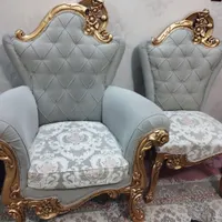 مبل ۹نفره سلطنتی|مبلمان خانگی و میز عسلی|خمینی‌شهر, |دیوار