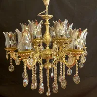 لوستر اقتصادی|لوستر و چراغ آویز|قم, کاسه گران|دیوار