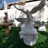 تندیس مجسمه عقاب پرواز فایبرگلاس سبک آبنما حیوانات