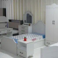 تخت و سرویس خواب نوجوان مدل ساحل ممبران|تخت و سرویس خواب|کرج, مصباح|دیوار