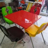 میز تاشو و صندلی پایه فلزی ناصر غذاخوری رستورانی A|میز و صندلی غذاخوری|ایلام, |دیوار