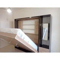 تختخواب دیواری تاشو/تخت دونفره/راه حل کمبود فضا|تخت و سرویس خواب|کرمانشاه, |دیوار