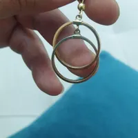 گوشواره طلای ۱۸ عیار گرمی ۱۵۰ تومن بالای تابلو|جواهرات|قم, زنبیل آباد|دیوار