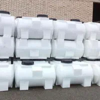 مخزن تانک منبع پمپ آب پلاستیک افقی خوابیده سه لایه