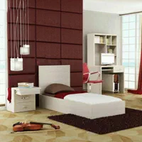 تخت خواب دو نفره تکنفره ساده|تخت و سرویس خواب|قروه, |دیوار