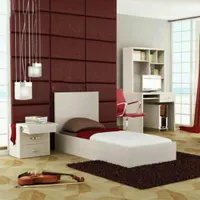 تخت خواب دو نفره تکنفره ساده|تخت و سرویس خواب|قروه, |دیوار